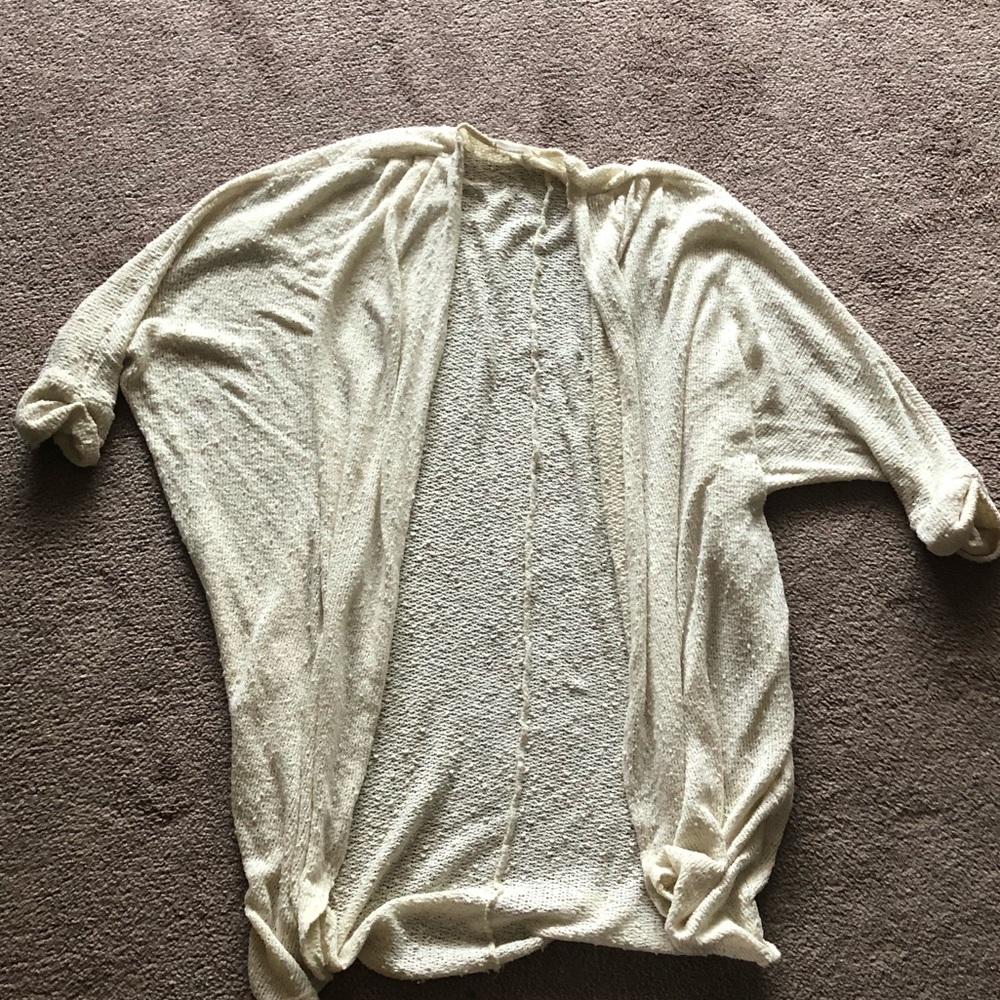 Light cream cardigan
